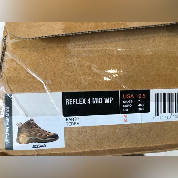 Merrell Women’s Reflex 4 Mid Waterproof Hiking Shoes - Size 9.5 - Picture 2 of 9